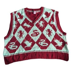 H&M Harry Potter themed sweater vest